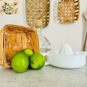 Sunkist Milk Glass Juicer White Orange Lemon Lime Citrus Reamer Made USA Vintage